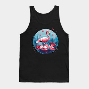 Flamingo Tropical , Love Flamingos Tank Top